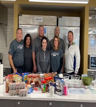 Volunteering at the Hope Lodge for Giving Tuesday.